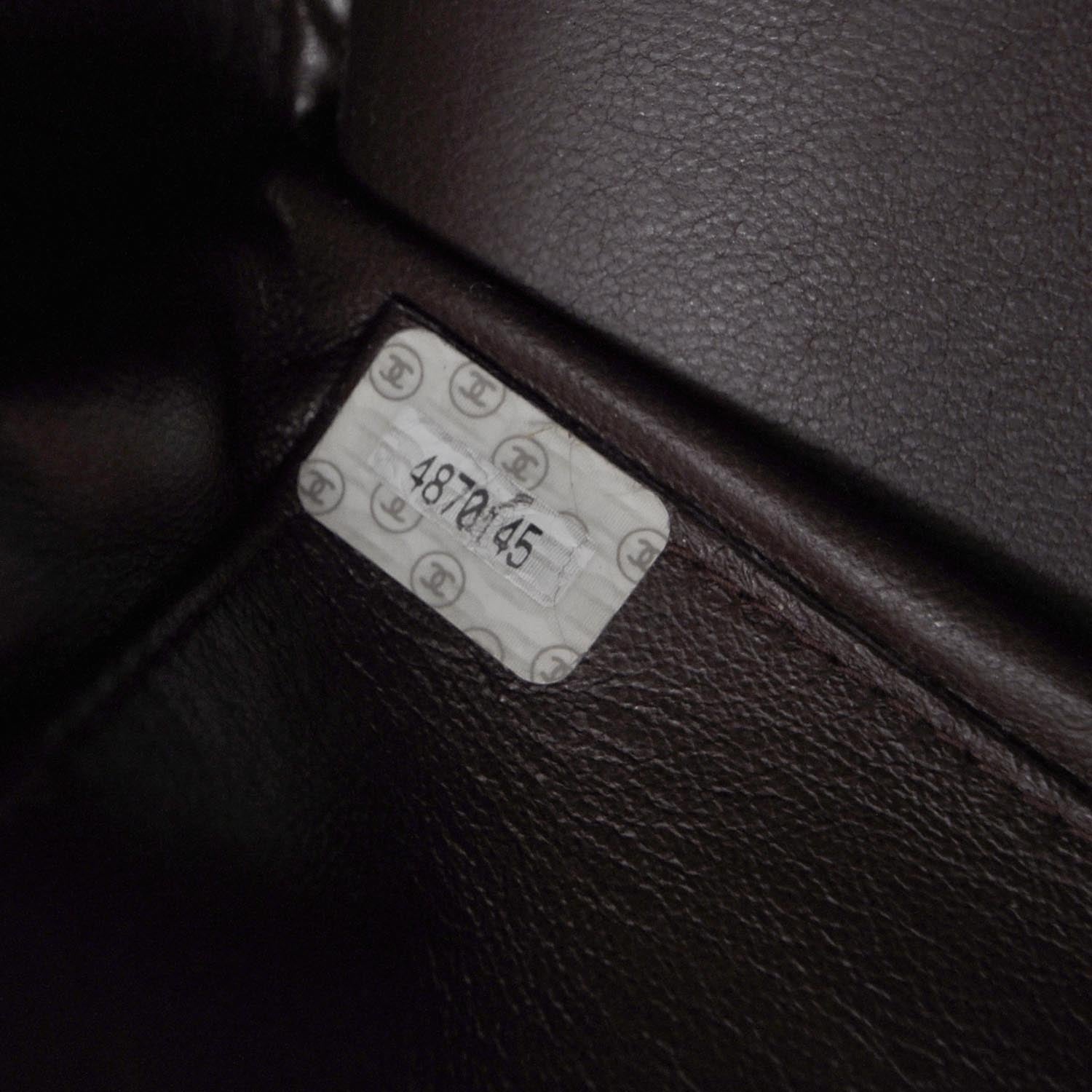 Chanel Lambskin Quilted Shoulder Bag Black GHW 10 of 11