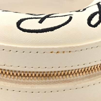 Chanel Lambskin Coco Lifesaver Round Bag Black White 12 of 14