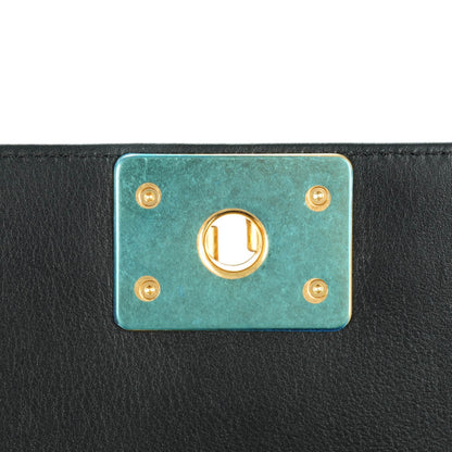 Chanel Calfskin Quilted Medium Boy Flap Black 6 of 8