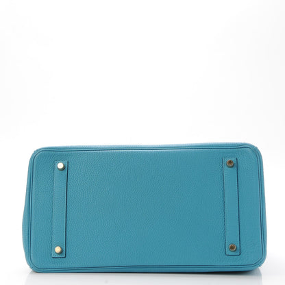 Hermes Togo Birkin 35 Turquoise 6 of 31