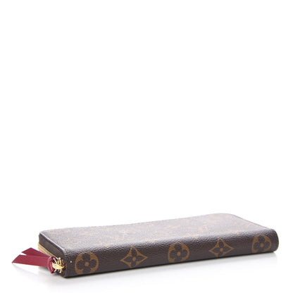 Louis Vuitton Monogram Clemence Wallet Fuchsia 4 of 14
