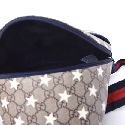 Gucci GG Supreme Monogram Stars Childrens Backpack Beige Ebony Yellow Royal 5 of 10