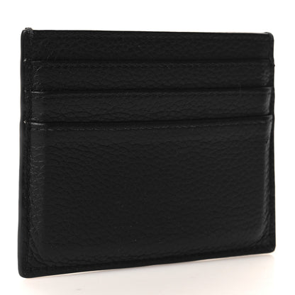 Christian Dior HOMME Grained Calfskin CD Icon Card Holder Black 3 of 7