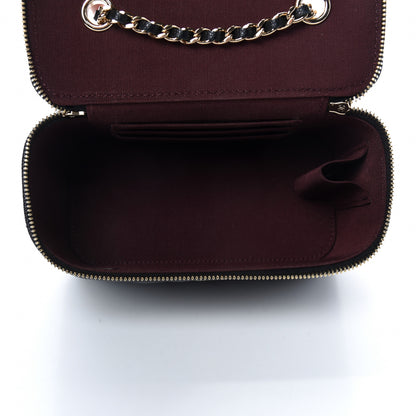 Chanel Caviar Quilted Small Vanity Case With Chain Black 5 of 11