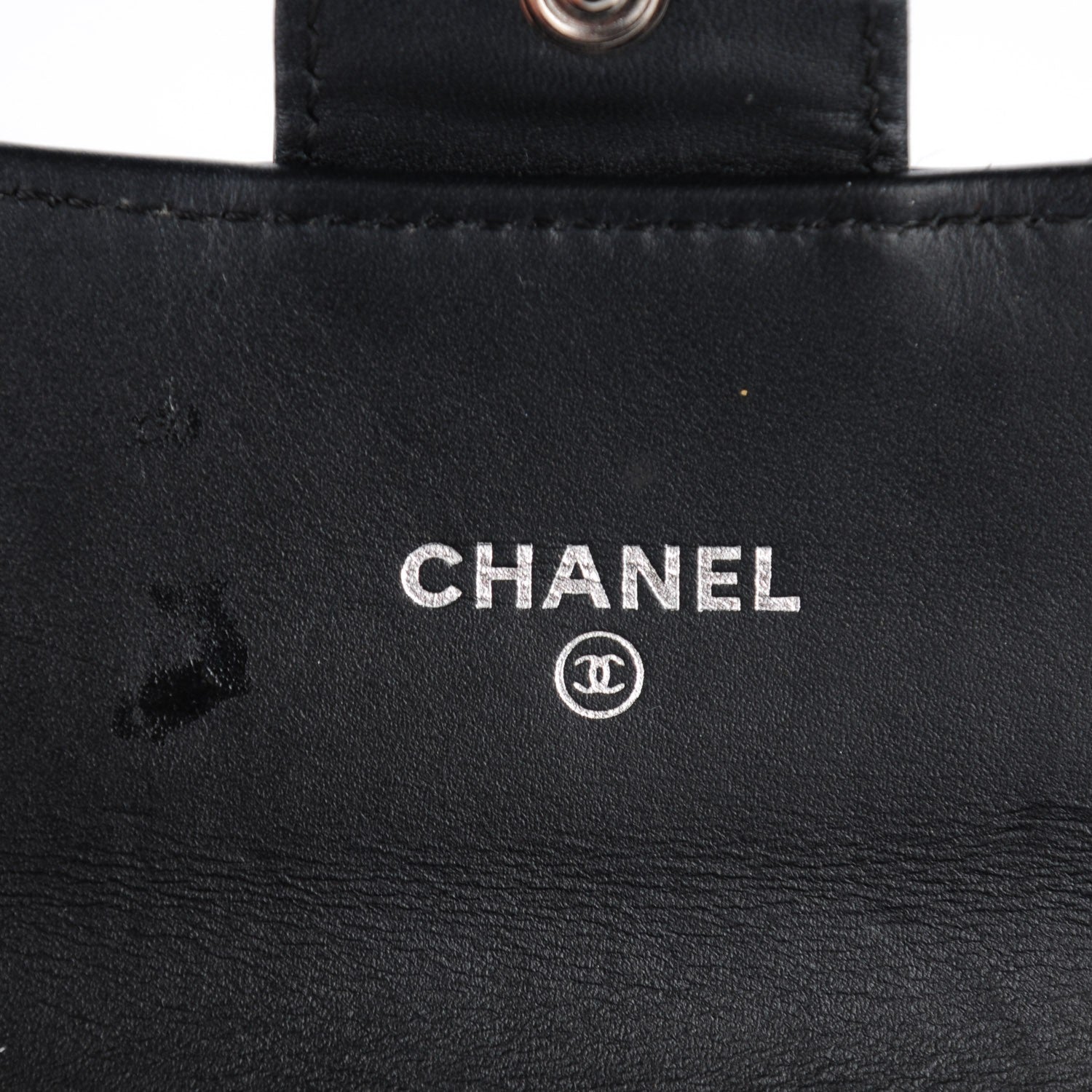 Chanel Patent Calfskin Quilted Small Flap Wallet Black 5 of 8