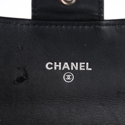 Chanel Patent Calfskin Quilted Small Flap Wallet Black 5 of 8