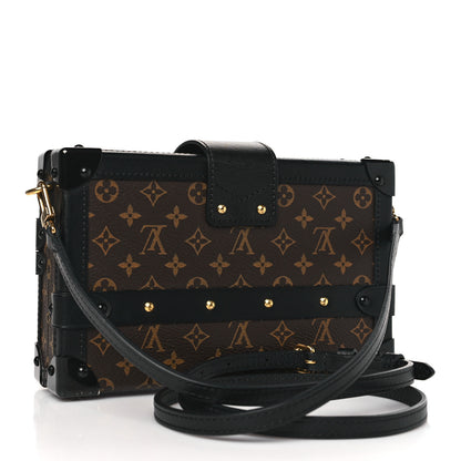 Louis Vuitton Monogram Petite Malle Black 3 of 9