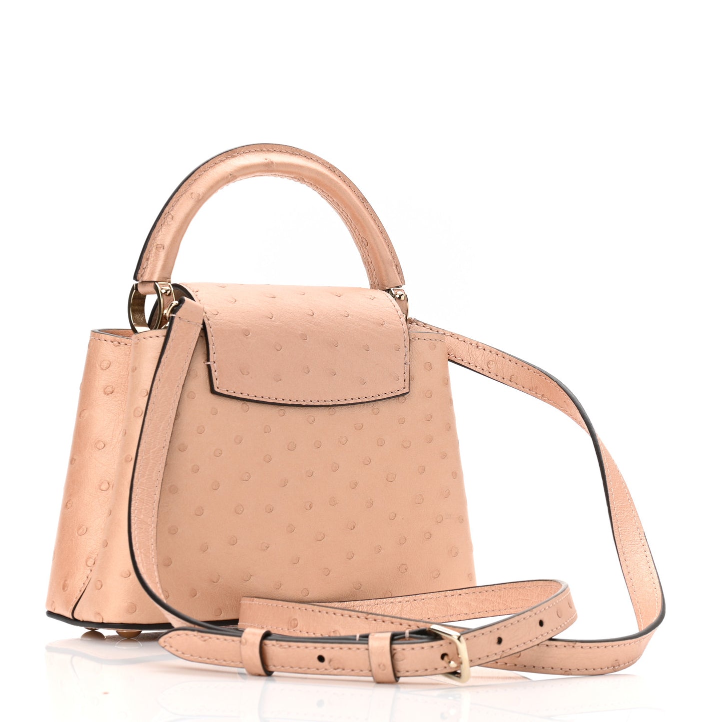 Ostrich Capucines Mini Rose Champagne