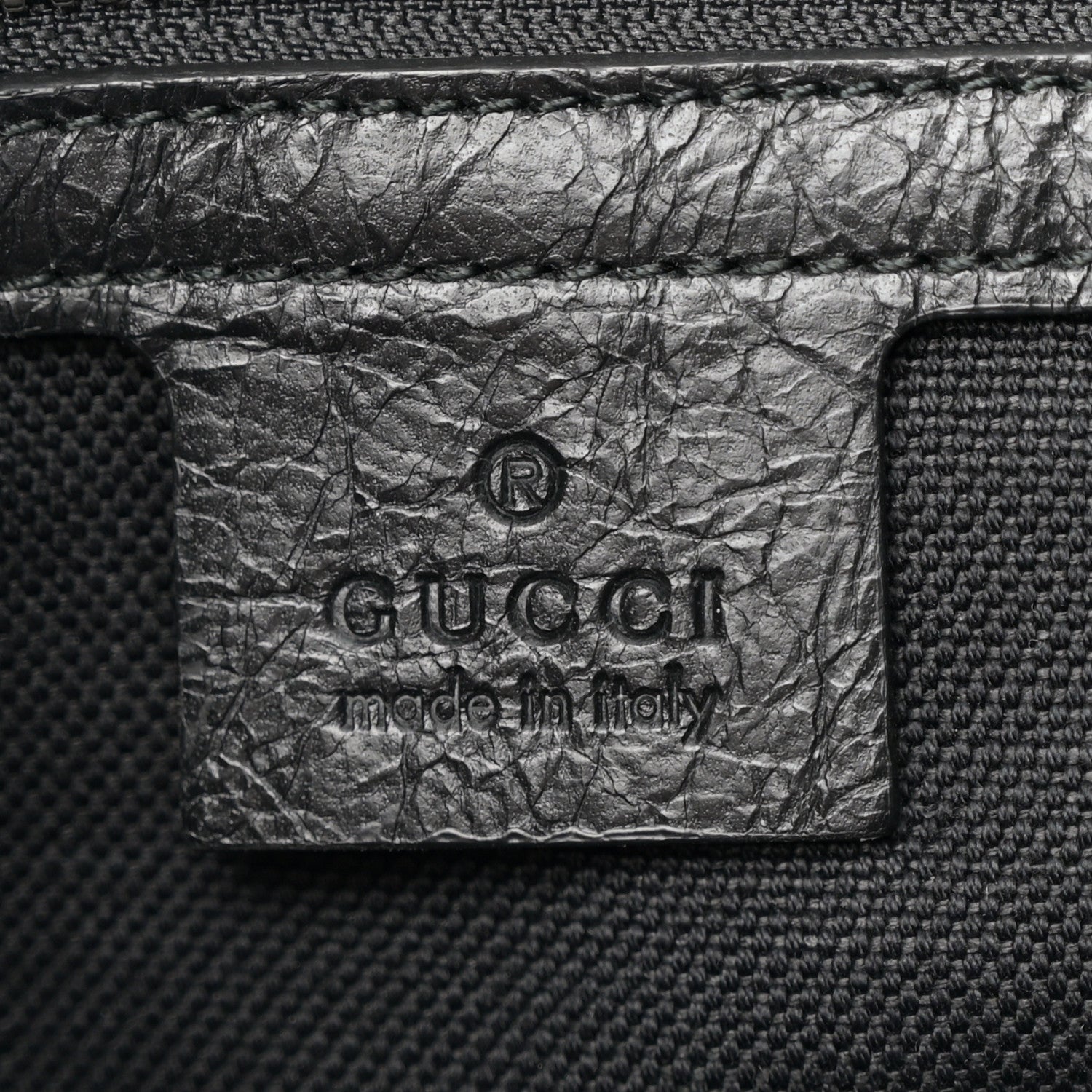Gucci Fluffy Calfskin Morpheus Weekender Duffle Black 6 of 10