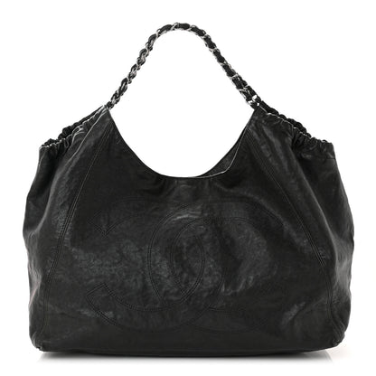 Chanel Distressed Caviar XL Coco Cabas Black 1 of 12