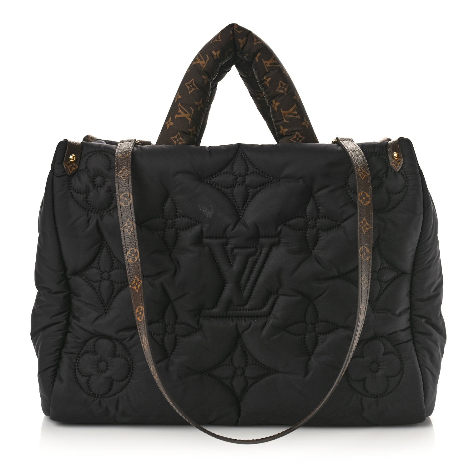 Louis Vuitton Econyl Monogram Pillow Giant Onthego MM Black 1 of 9