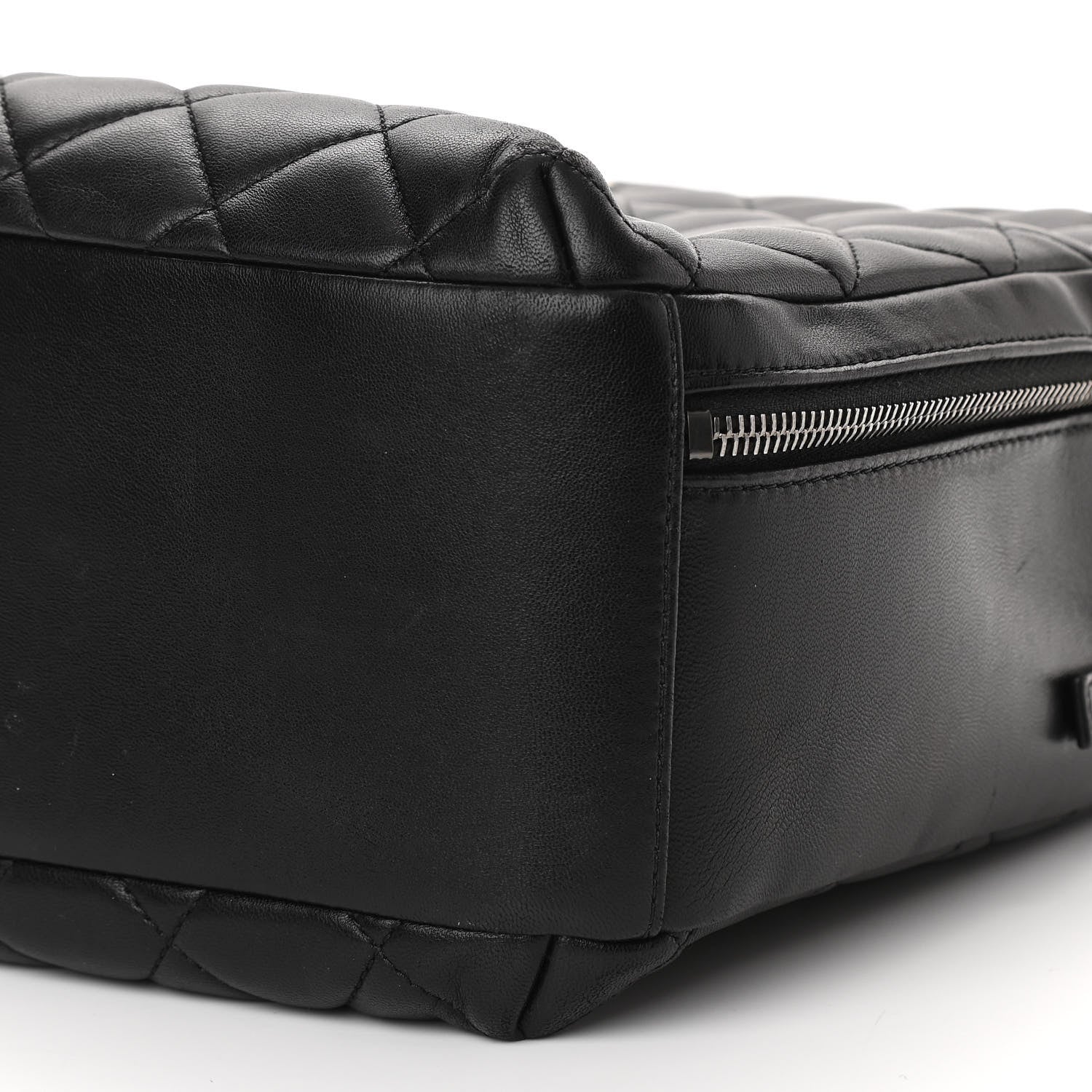 Chanel Lambskin Quilted Large Trendy CC Bowling Bag Black 11 of 12