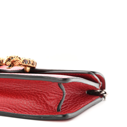 Gucci Calfskin Super Mini Dionysus Shoulder Bag Hibiscus Red 9 of 9