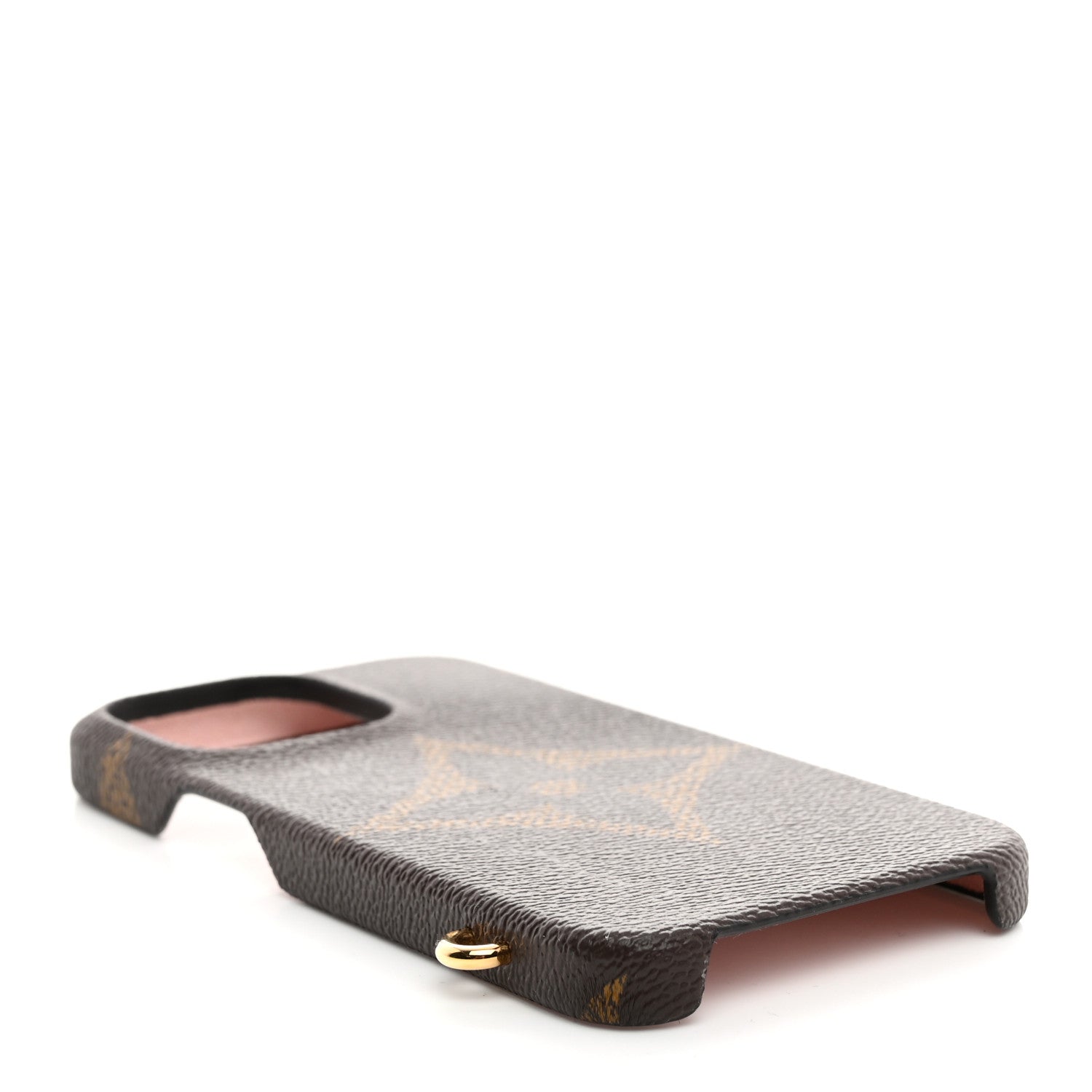 Louis Vuitton Reverse Monogram Giant iPhone 13 Pro Bumper On Strap Pink 4 of 7