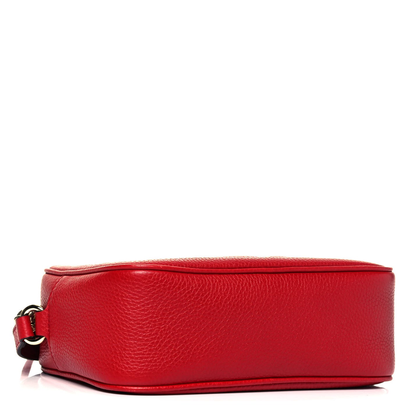Pebbled Calfskin Small Soho Disco Bag Tabasco Red