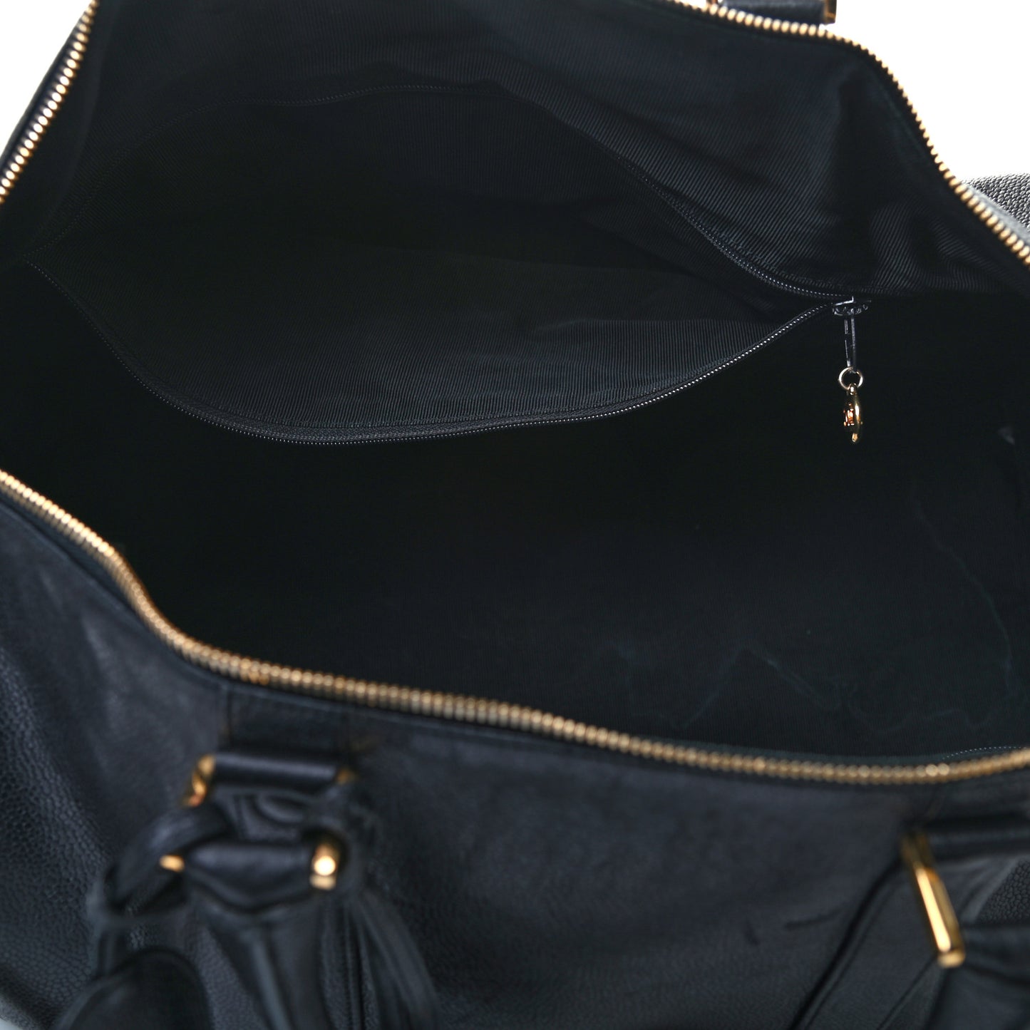 Caviar Timeless CC Duffel Bag Black