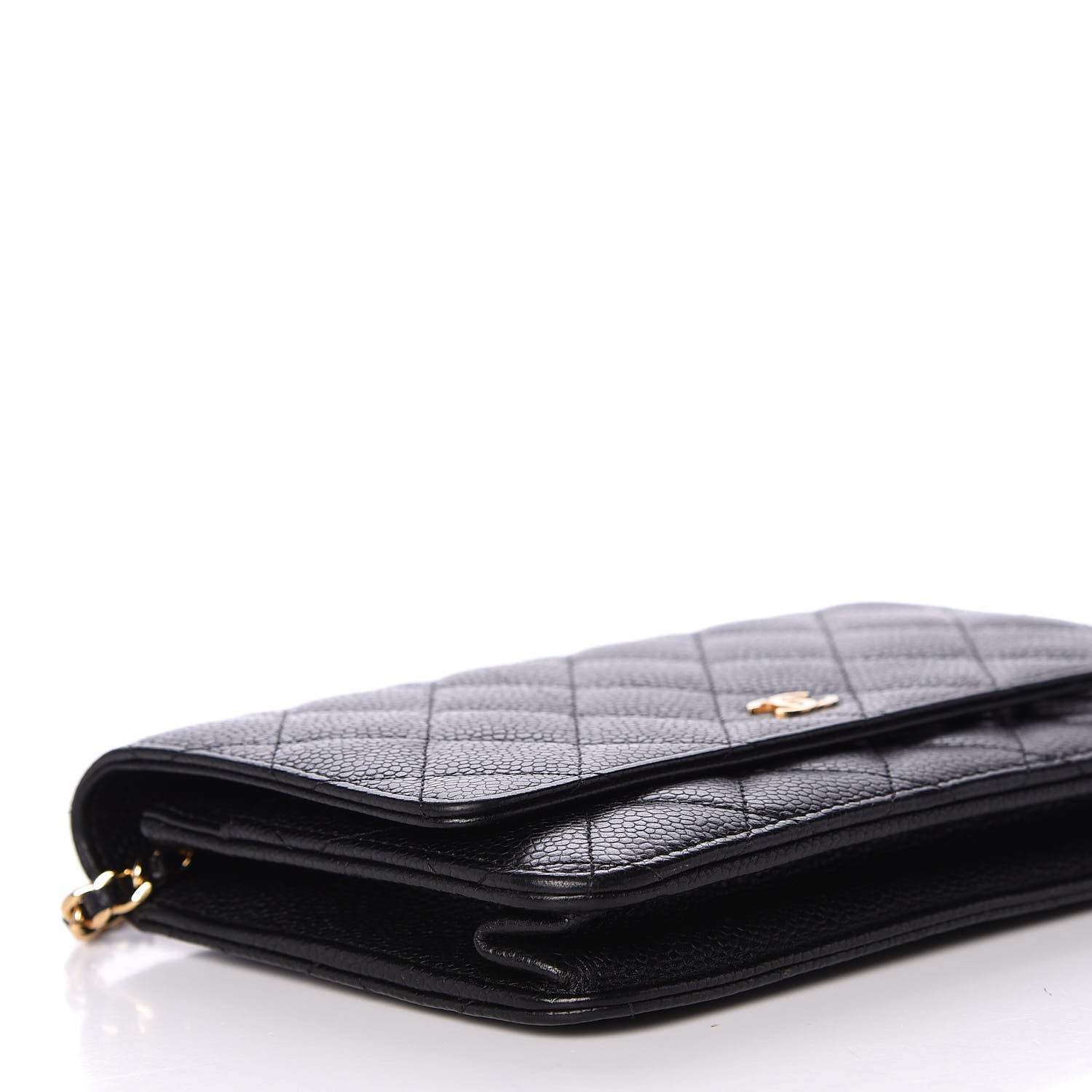 Chanel Caviar Quilted Wallet On Chain WOC Black 7 of 9