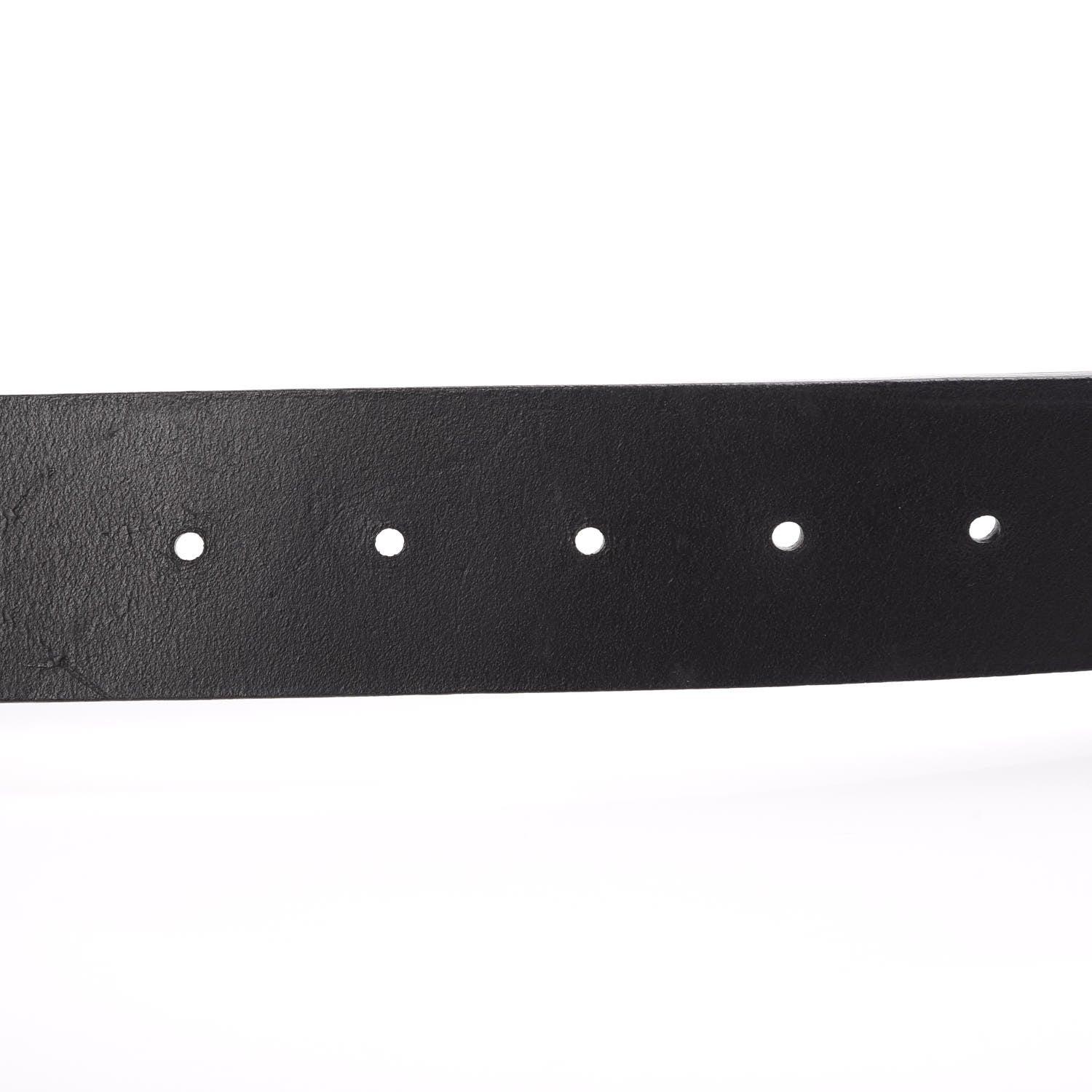 Gucci Calfskin Bi Color Interlocking G Belt 90 36 Black 6 of 7