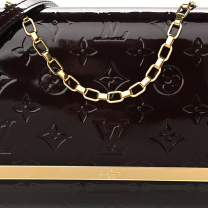 Louis Vuitton Vernis Ana Clutch Amarante 7 of 9