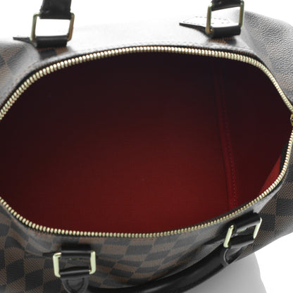 Louis Vuitton Damier Ebene Speedy 30 5 of 8
