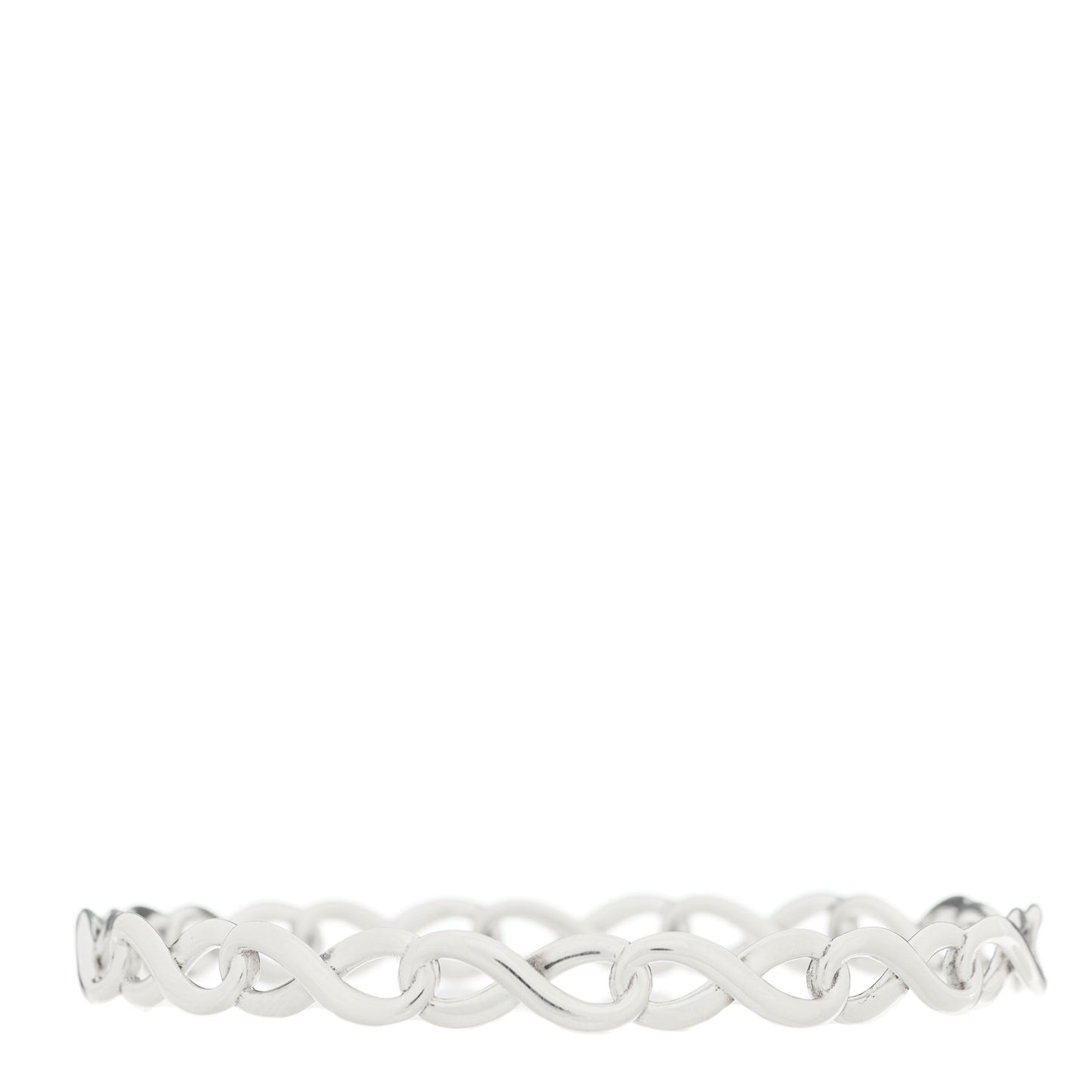 Sterling Silver Infinity Bangle Bracelet