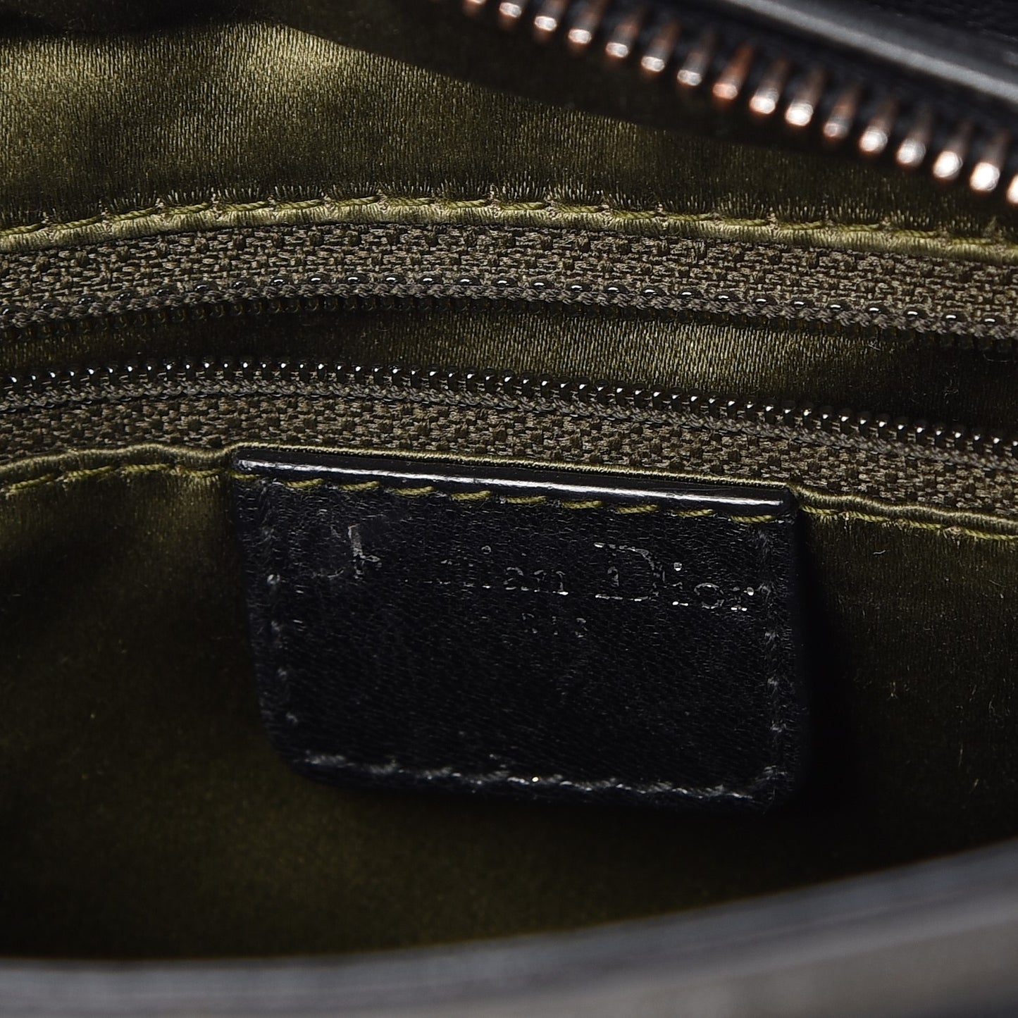 Lambskin Fish Scale Detail Medium Lady Dior Black