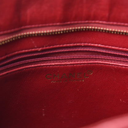 Chanel Lambskin Quilted Medallion Tote Red 10 of 12