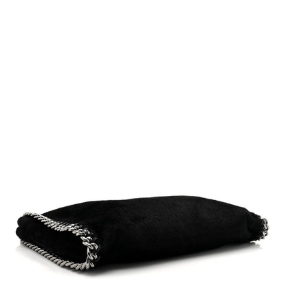 Stella McCartney Faux Pony Hair Falabella Tote Black 4 of 9