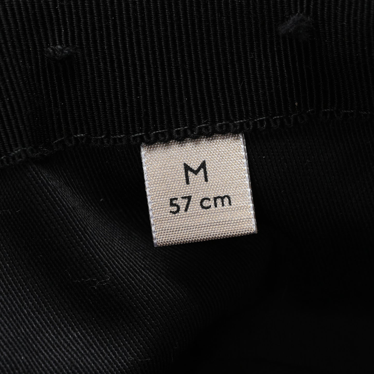 Nylon Quilted GG Bucket Hat M Black