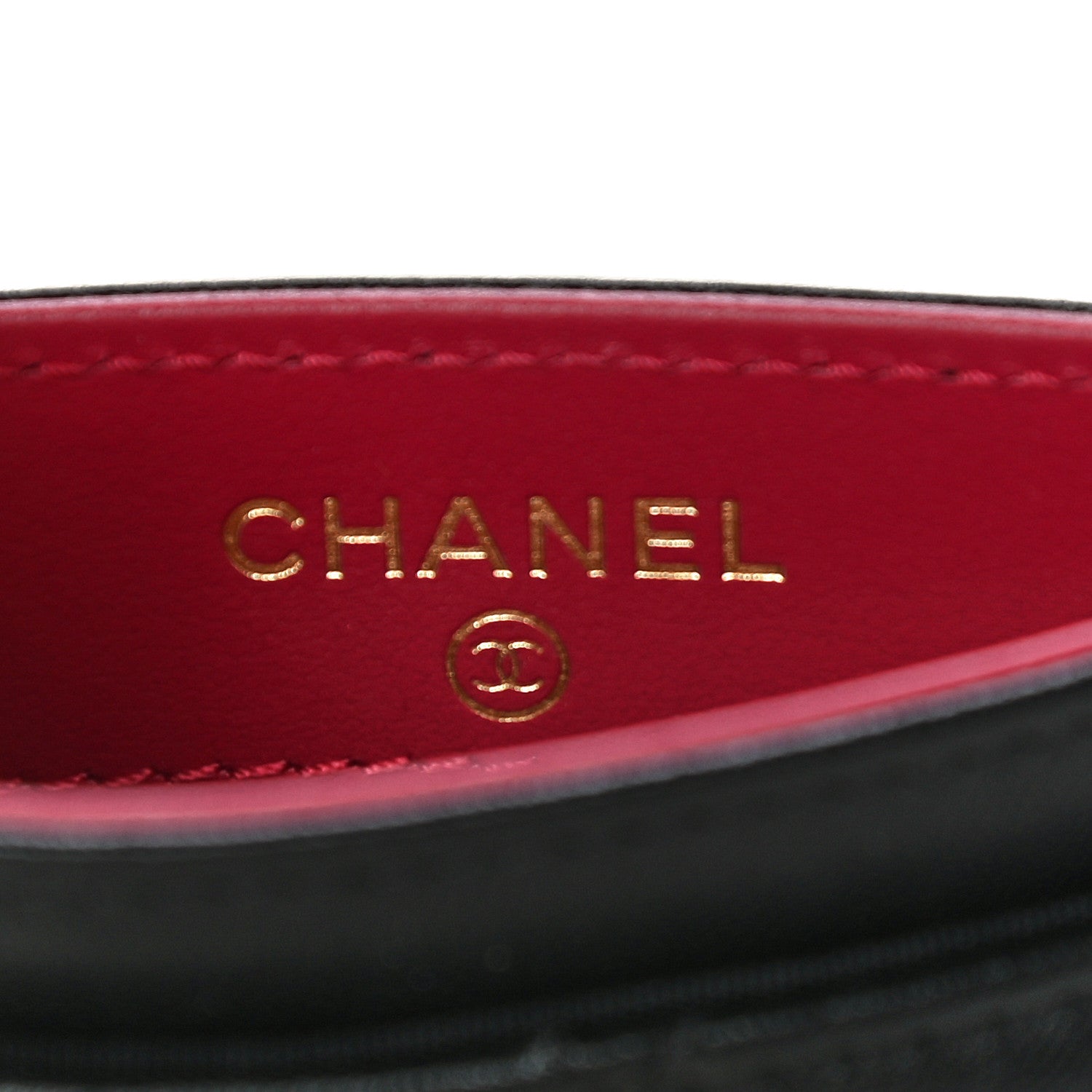 Chanel Lambskin Quilted Chanel 19 Card Holder Black 6 of 11