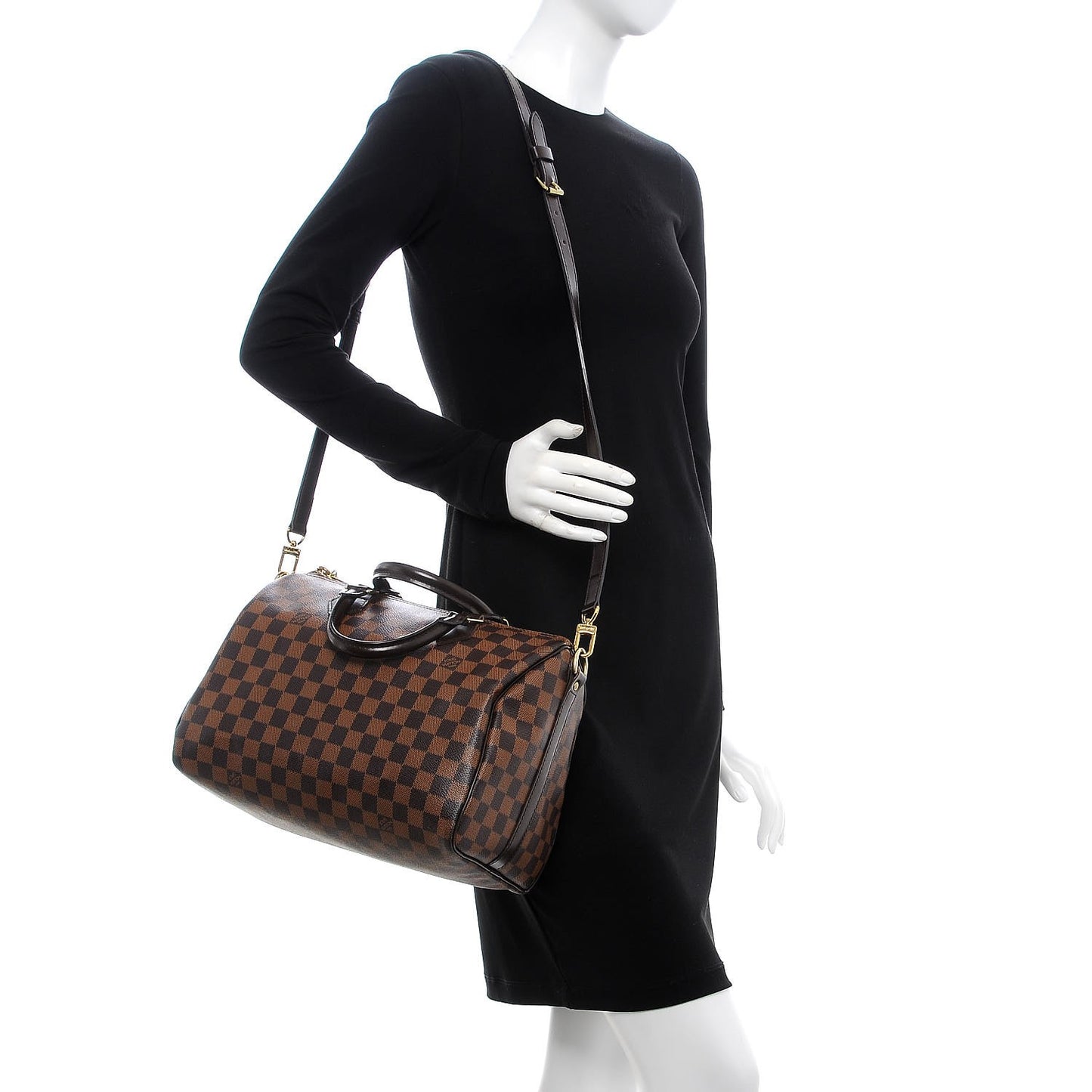 Damier Ebene Speedy Bandouliere 30