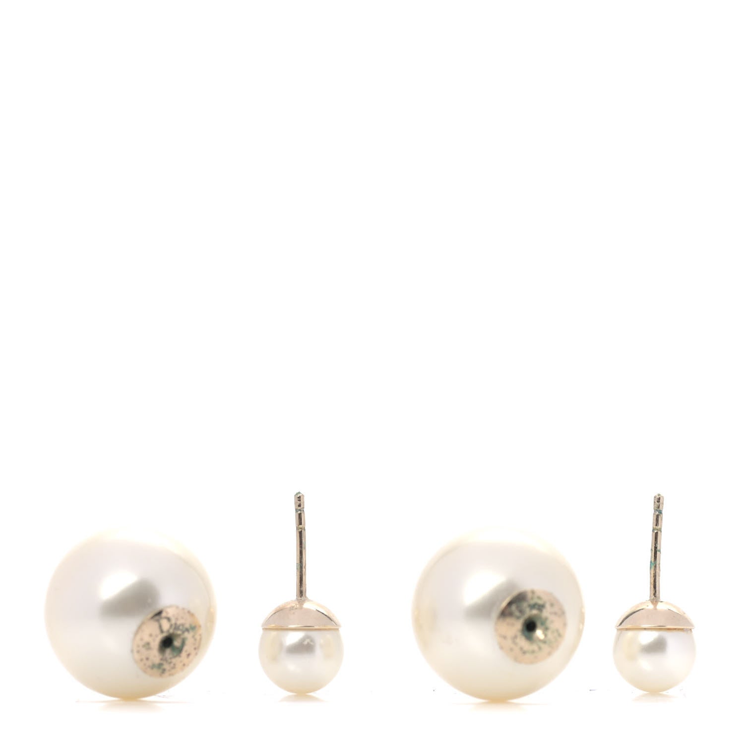 Christian Dior Pearl Mise En Dior Tribal Earrings 3 of 4
