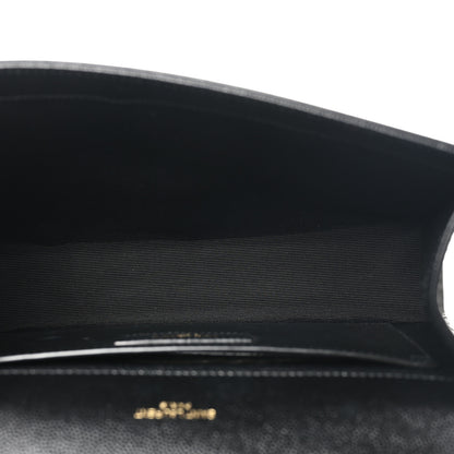 Saint Laurent Grain De Poudre Medium Classic Monogram Kate Tassel Satchel Black 5 of 10