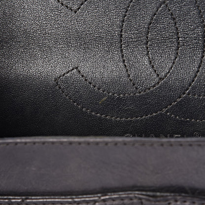 Chanel Metallic Aged Calfskin Quilted 2.55 Reissue 225 Flap Dark Silver 11 of 16