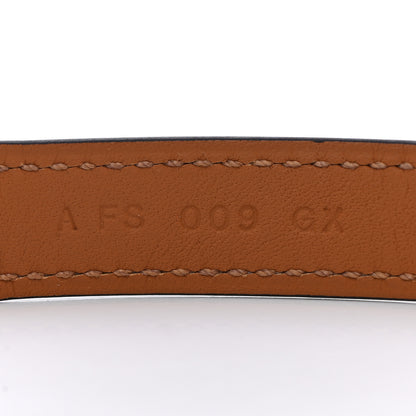 Hermes Swift Kelly Double Tour Bracelet T2 Etain 6 of 6