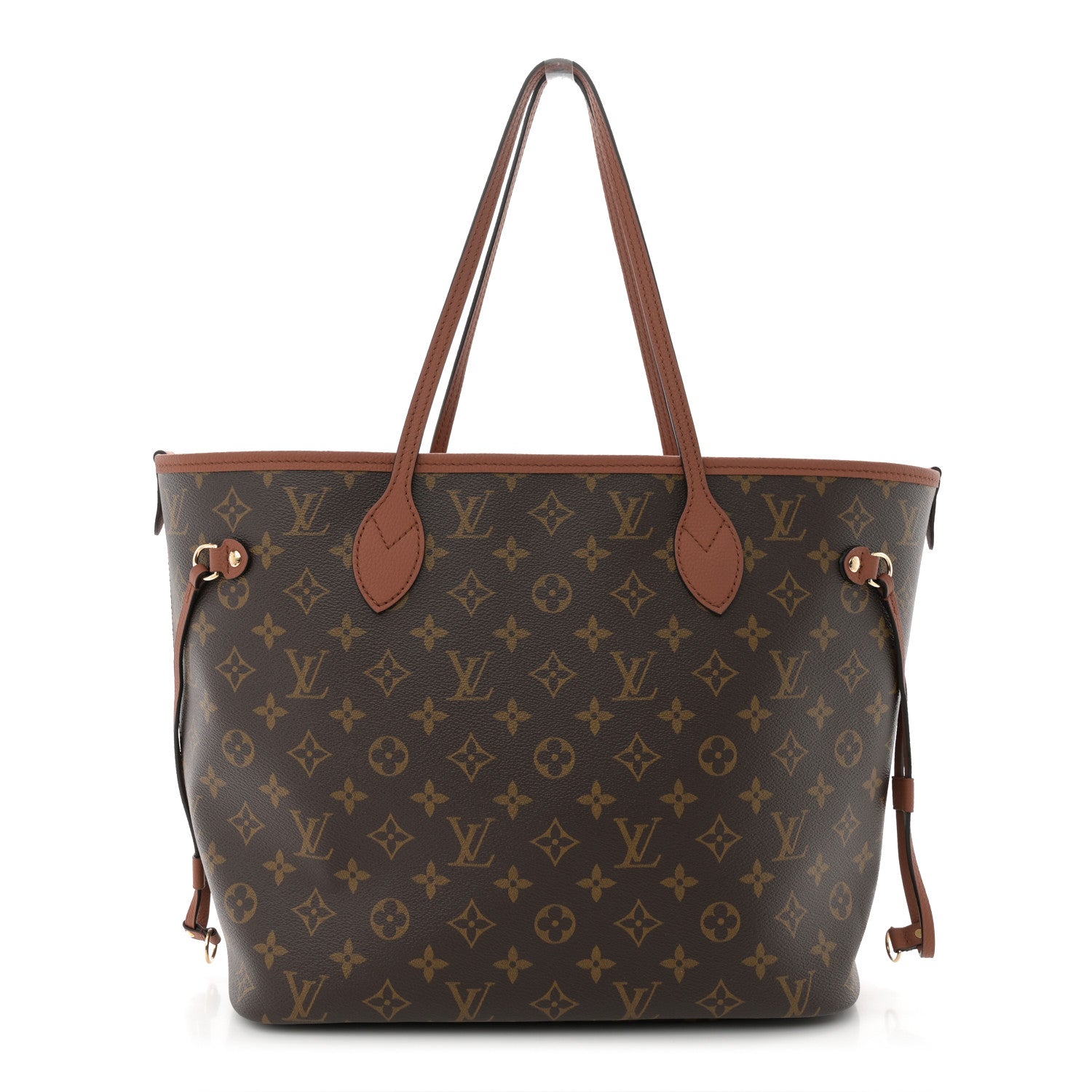 Louis Vuitton Monogram Calfskin Neo Neverfull Inside Out MM Tan 1 of 17