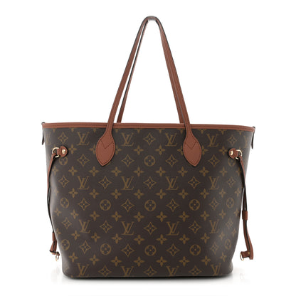 Louis Vuitton Monogram Calfskin Neo Neverfull Inside Out MM Tan 1 of 17