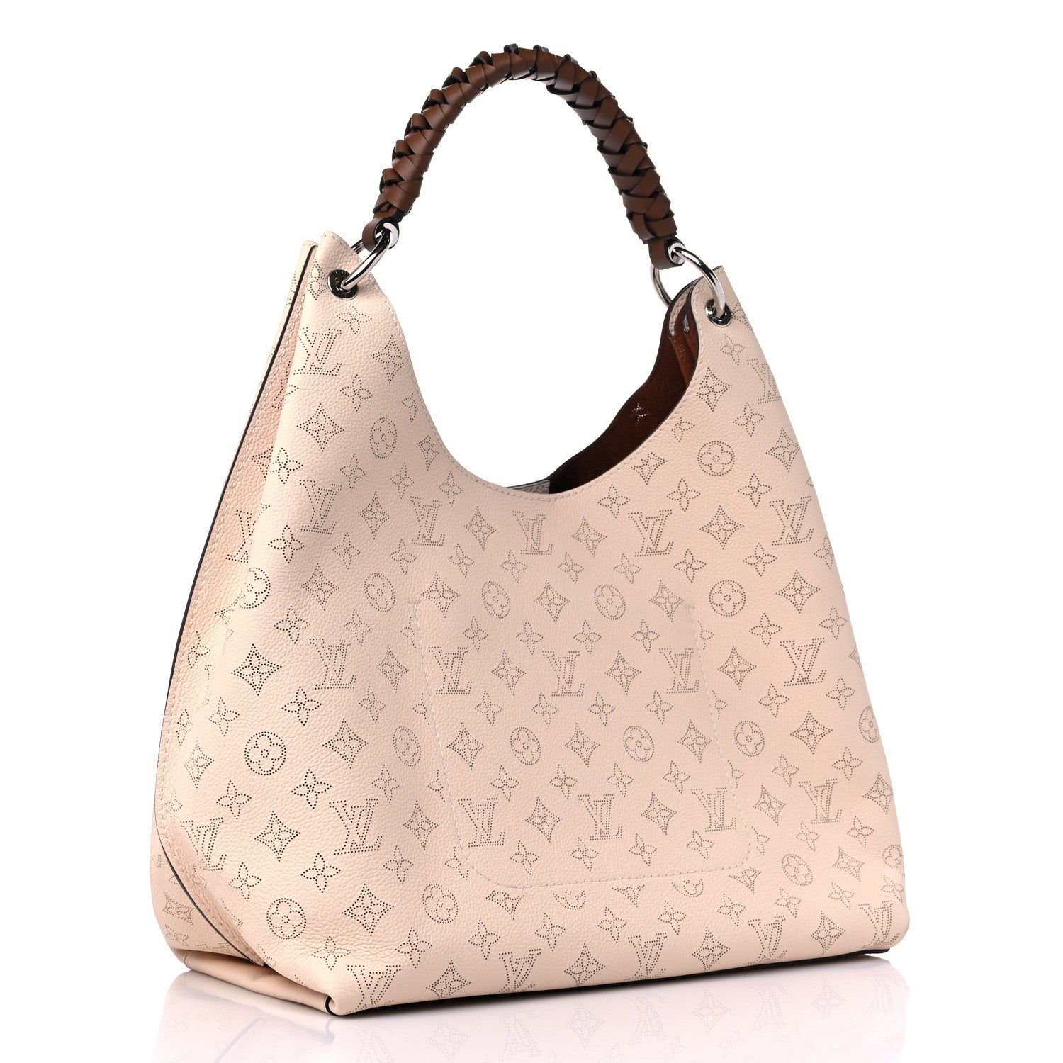 Louis Vuitton Mahina Carmel Hobo Creme 3 of 8