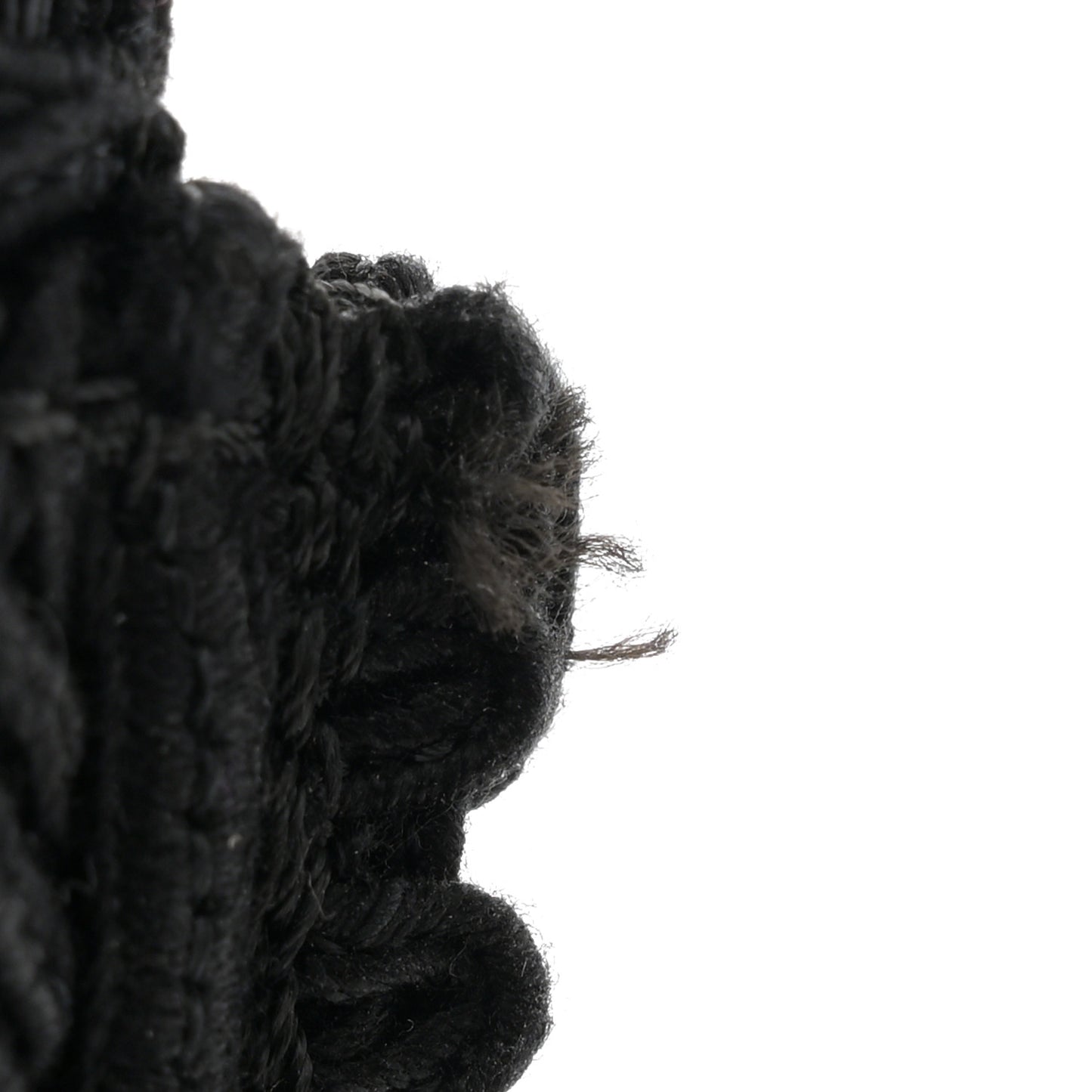 DOLCE GABBANA Cordonetto Lace Shoulder Bag Black