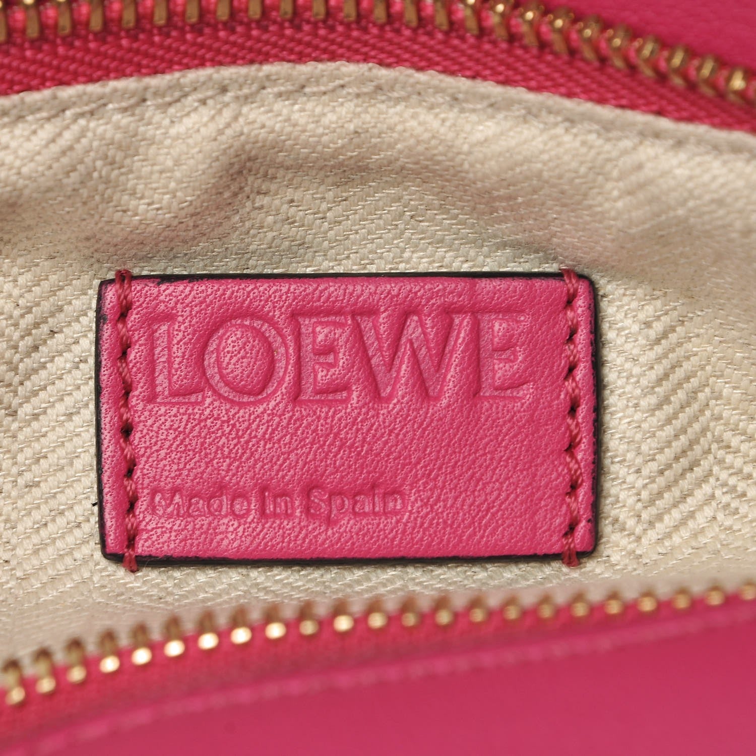 Loewe Calfskin Small Puzzle Bag Fuchsia 5 of 7