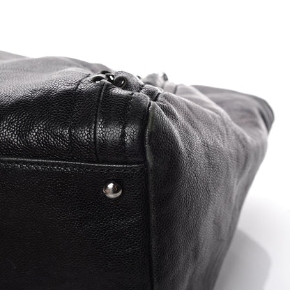 Chanel Glazed Caviar East West Modern Chain Tote Black 11 of 15