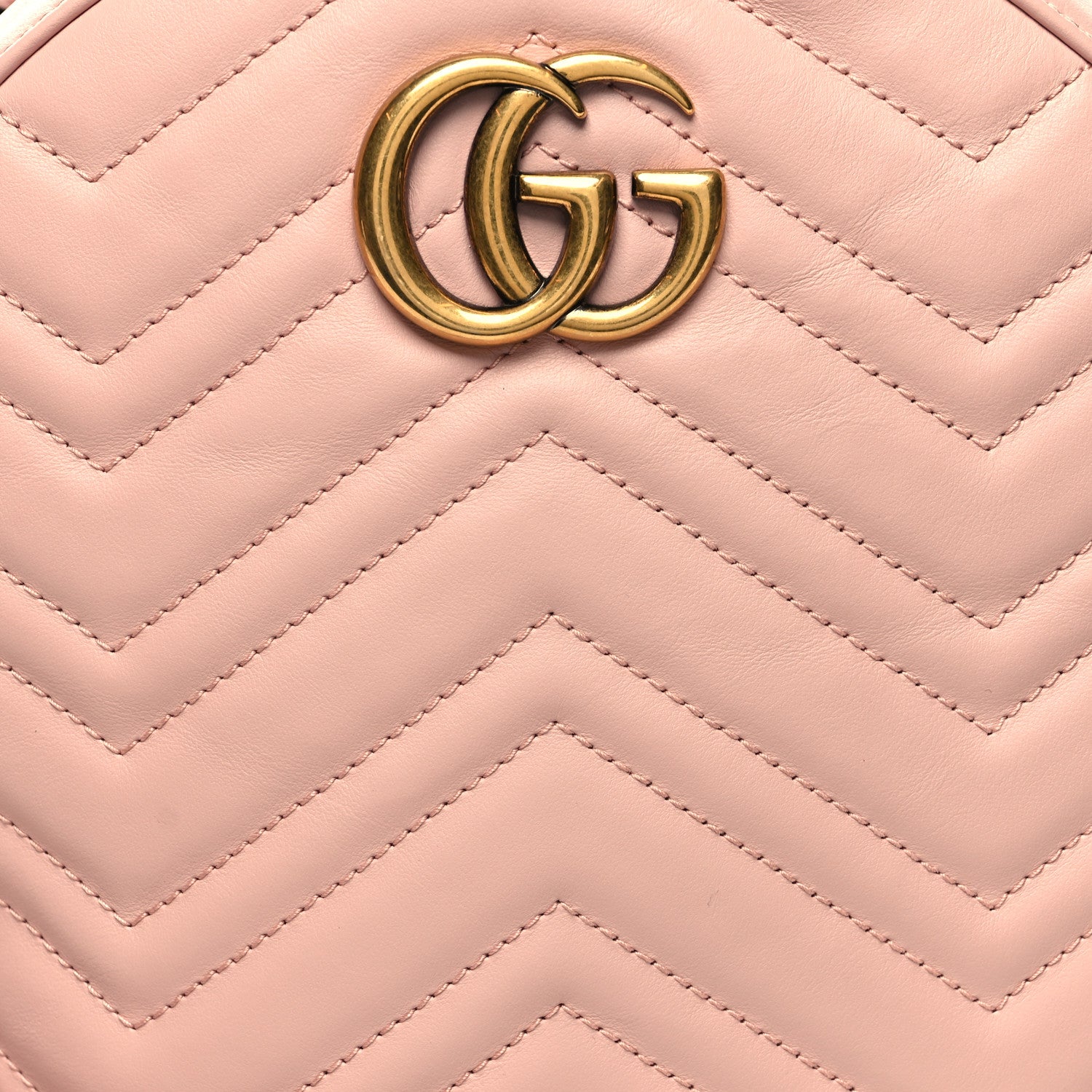 Gucci Calfskin Matelasse GG Marmont Dome Backpack Perfect Pink 7 of 9