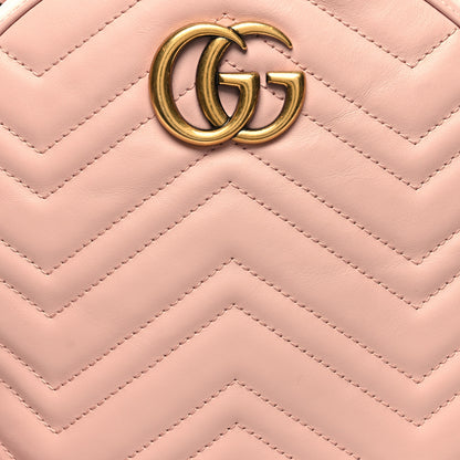 Gucci Calfskin Matelasse GG Marmont Dome Backpack Perfect Pink 7 of 9