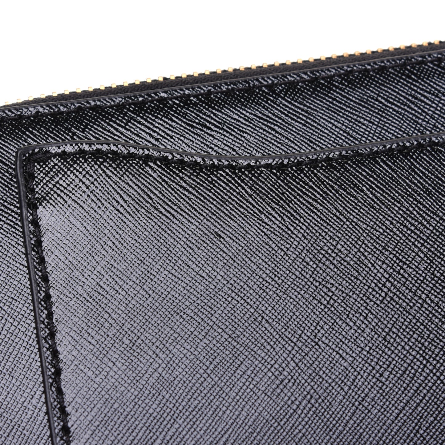 Saffiano Small Snapshot Camera Bag Black