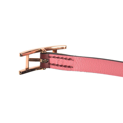 Hermes Swift Behapi Double Tour Bracelet T2 Rouge H Rose Ete 4 of 5