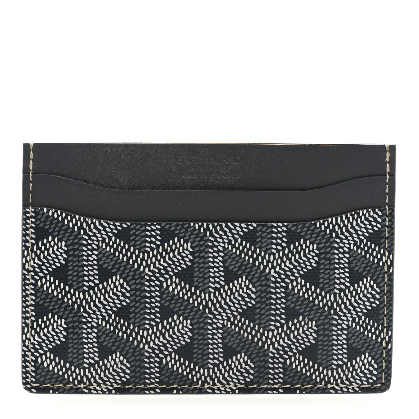 Goyardine Saint Sulpice Card Holder Grey