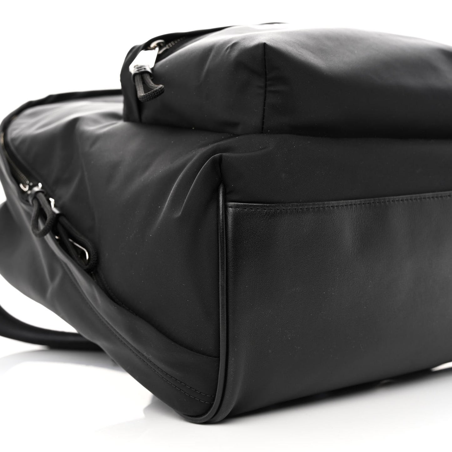 Nylon Logo Print Jett Backpack Black