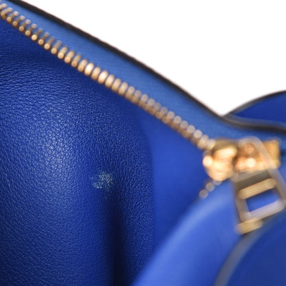 Loewe Calfskin Mini Elephant Crossbody Bag Electric Blue 5 of 8