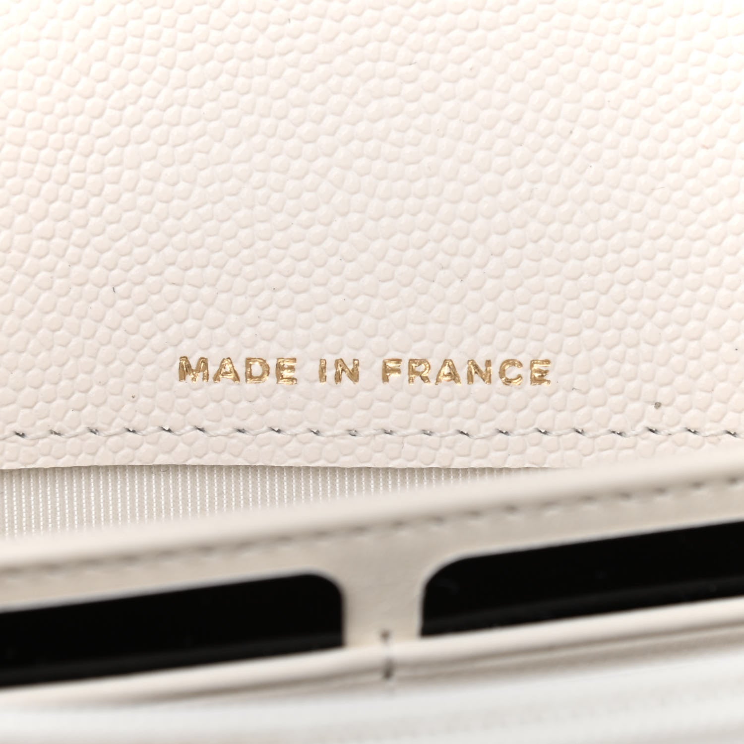 Chanel Caviar Quilted Large Flap Wallet White 7 of 8