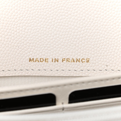 Chanel Caviar Quilted Large Flap Wallet White 7 of 8